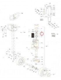 Ložisko hydraulické jednotky pro paletový vozík BT