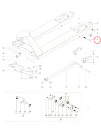 Šroub pro paletový vozík Jungheinrich AM22 a AM2200