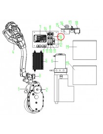 Měděný pásek pro elektrický vysokozdvižný vozík CDD10R