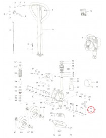 Šroub na paletový vozík Jungheinrich AM2000