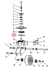 O-kroužek pro elektrický vysokozdvižný vozík CDD10R