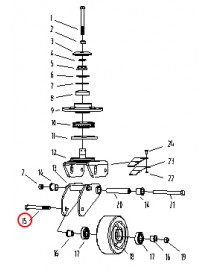 Šroub pro elektrický vysokozdvižný vozík CDD10R