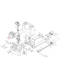 Zadní kryt pro elektrický paletový vozík CBD15W