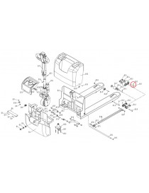 Kolík pro elektrický paletový vozík CBD15W