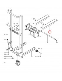 Vidlice pro ruční vysokozdvižný vozík MFPJ