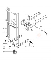 Hřídel pro ruční vysokozdvižný vozík MFPJ