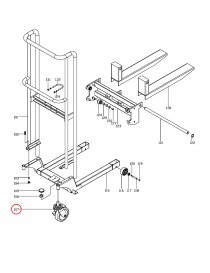 Univerzální kolo pro ruční vysokozdvižný vozík MFPJ