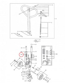 Pružina na paletový vozík Totallifter AC standard