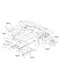 Spojovací tyč torzního ramene na paletový vozík Totallifter AC