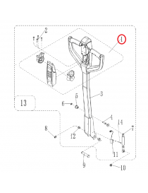 Kompletní oj s řídící kartou na elektrický paletový vozík Noblelift PTE20N.