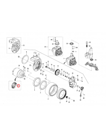 Sestava uhlíků elektromotoru na elektrický paletový vozík EP F4
