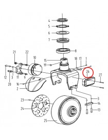 Kryt motoru elektrický paletový vozík CBD12W