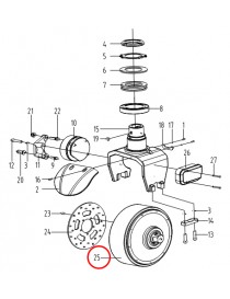 Hnací motor pro elektrický paletový vozík CBD12W.