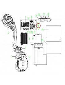 Pojistka RT14 10x38 10A pro elektrický vysokozdvižný vozík CDD10R