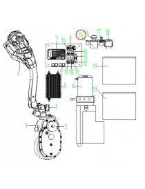 Hlavní vypínač ZDK31/250A pro elektrický vysokozdvižný vozík CDD10R